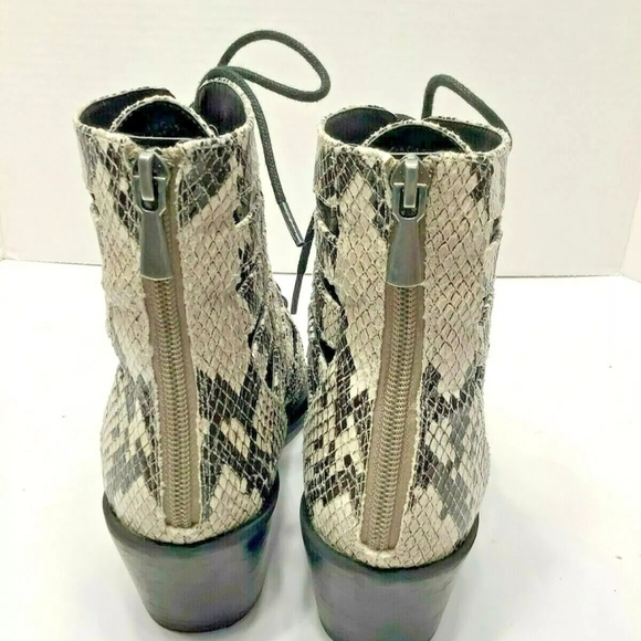 Snakeskin Ankle Boots - Picture 3 of 10